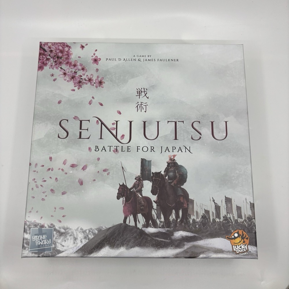 Senjutsu Battle for Japan Board Game Lucky Duck Games Samurai Combat Core Box